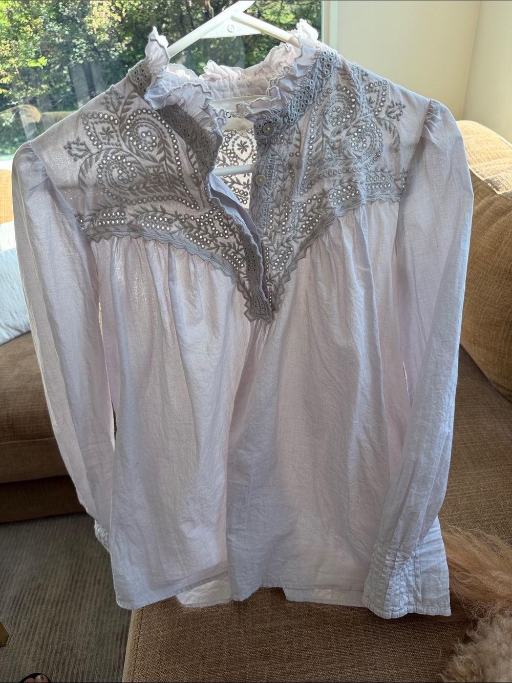 Ba&sh lavender boho Women’s top